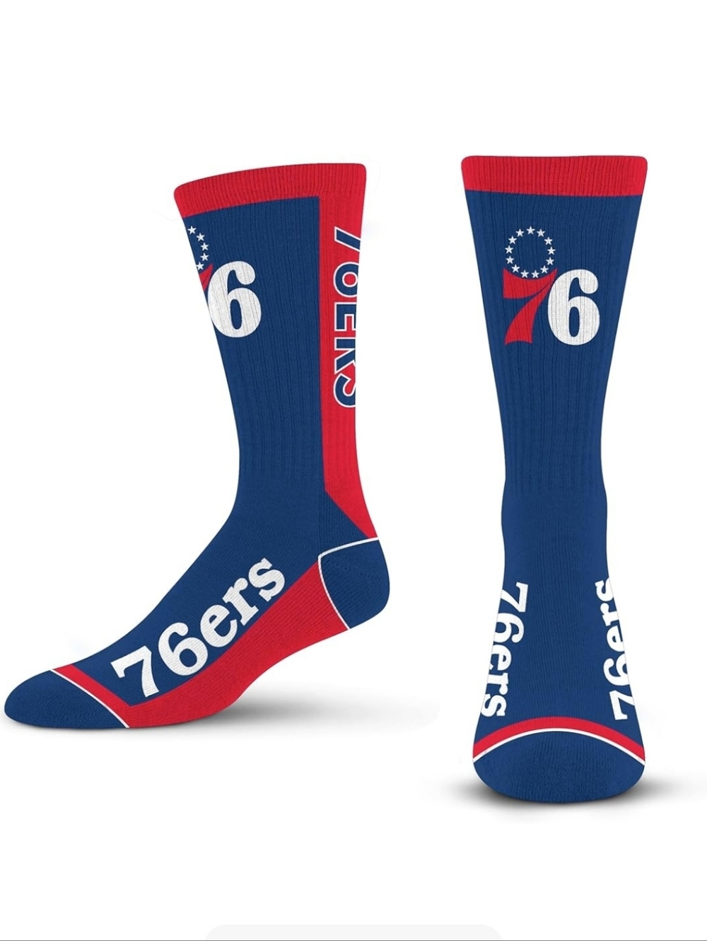 NBA Mens 76ers Crew Socks
